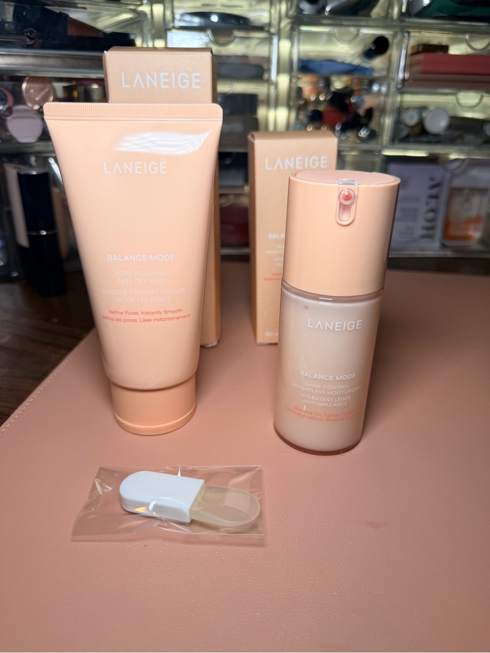 2 x Brand New Laneige: Balance Mode Pore Polishing Peel Off Mask & Moisturizer